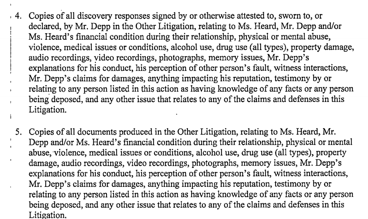 LauraBockov's tweet photo. Update: Johnny Depp vs Amber Heard (Fairfax)
Keep in mind, the Judge denied 8 of the 9 requests she filed for and no sanctions ordered against Johnny!

ALL OF THESE WERE DENIED! https://t.co/vlWbQnAGLi