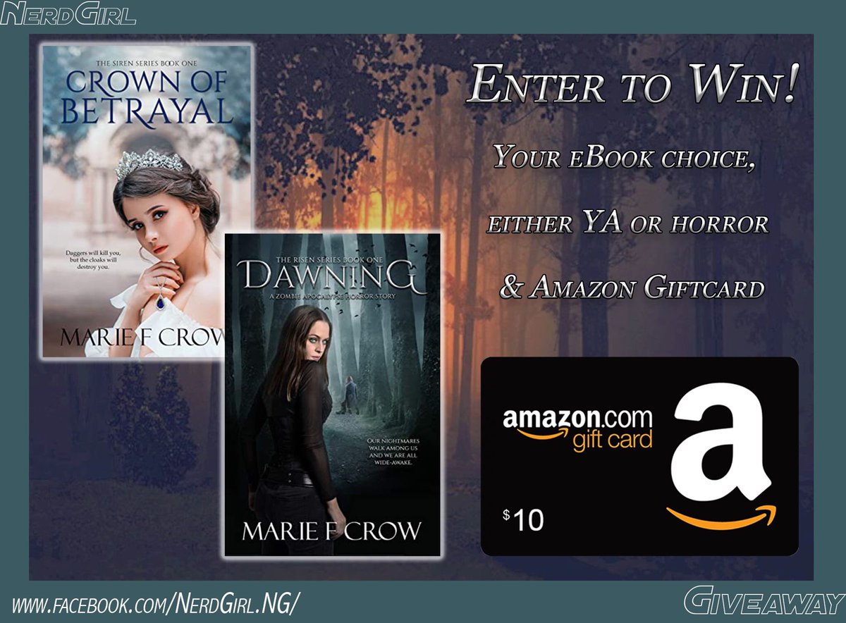 The Nerd Girl Official (@nerd_girl_ng) on Twitter photo #giveaway is live at <a href="/Nerd_Girl_NG/">The Nerd Girl Official</a> featuring <a href="/MarieFCrow/">Marie F Crow</a>! Win a #ebook and #gc! Click to enter: bit.ly/3mydxxM #giveaway is live at <a href="/Nerd_Girl_NG/">The Nerd Girl Official</a> featuring <a href="/MarieFCrow/">Marie F Crow</a>! Win a #ebook and #gc! Click to enter: bit.ly/3mydxxM