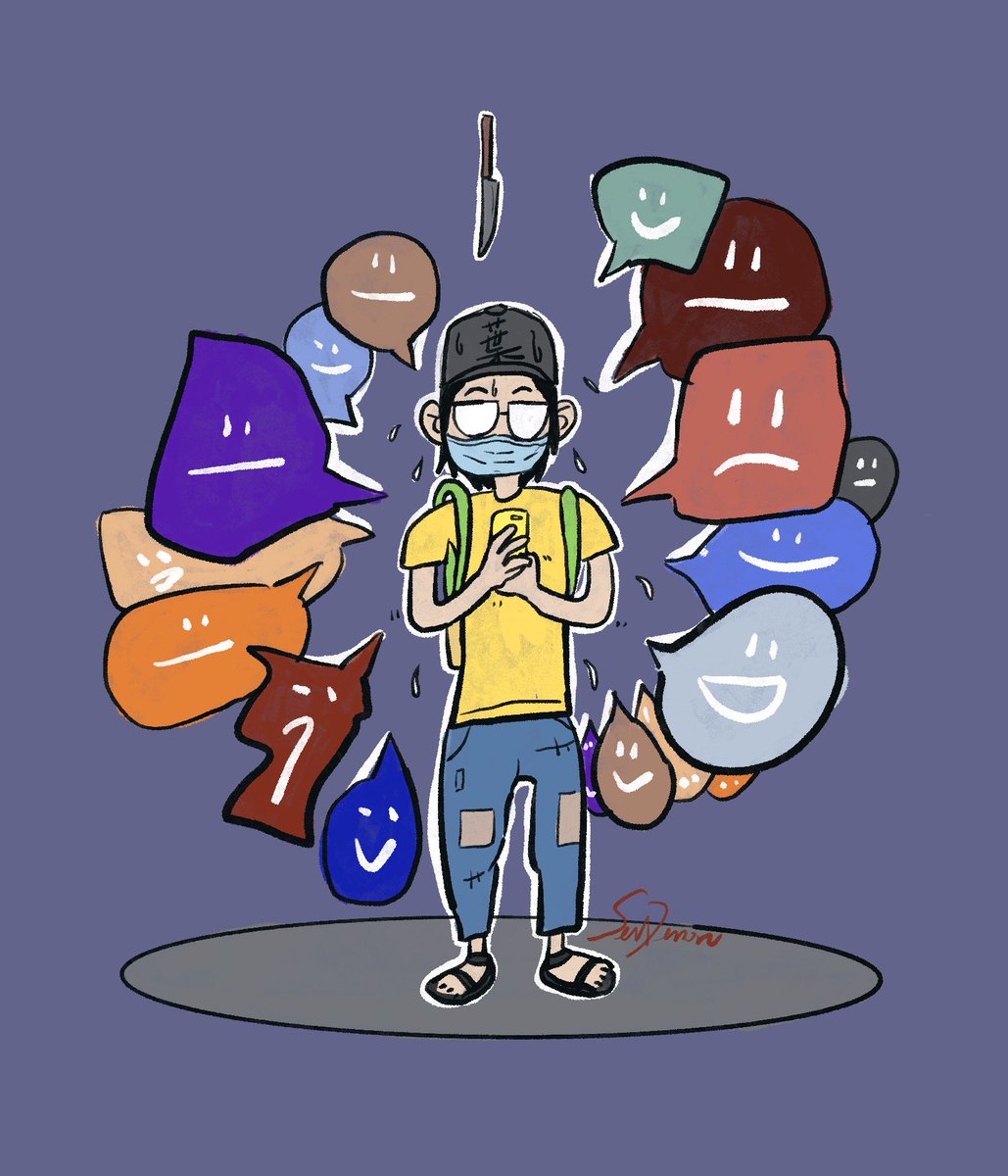 SevDemon's tweet photo. 現代人類生活壓力之一。
#sevdemon #illustration #drawings https://t.co/GII9lfcYA7