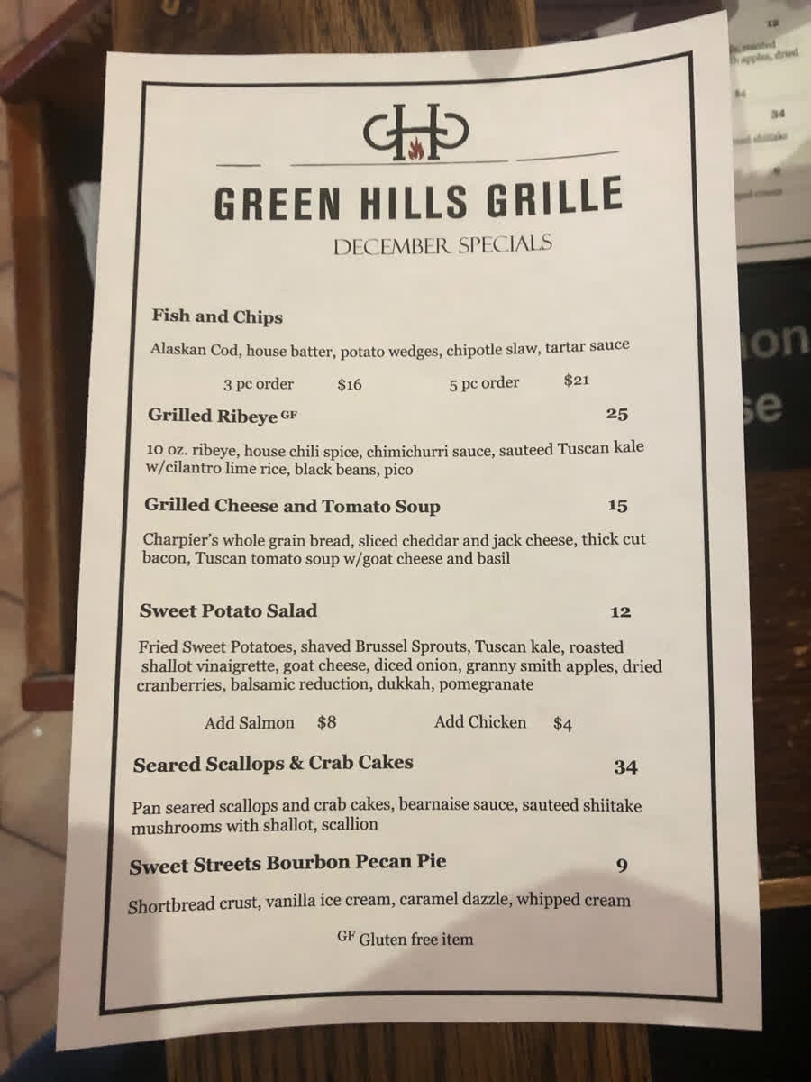 Enjoy our new specials all December long! Which one will be you be ordering today?