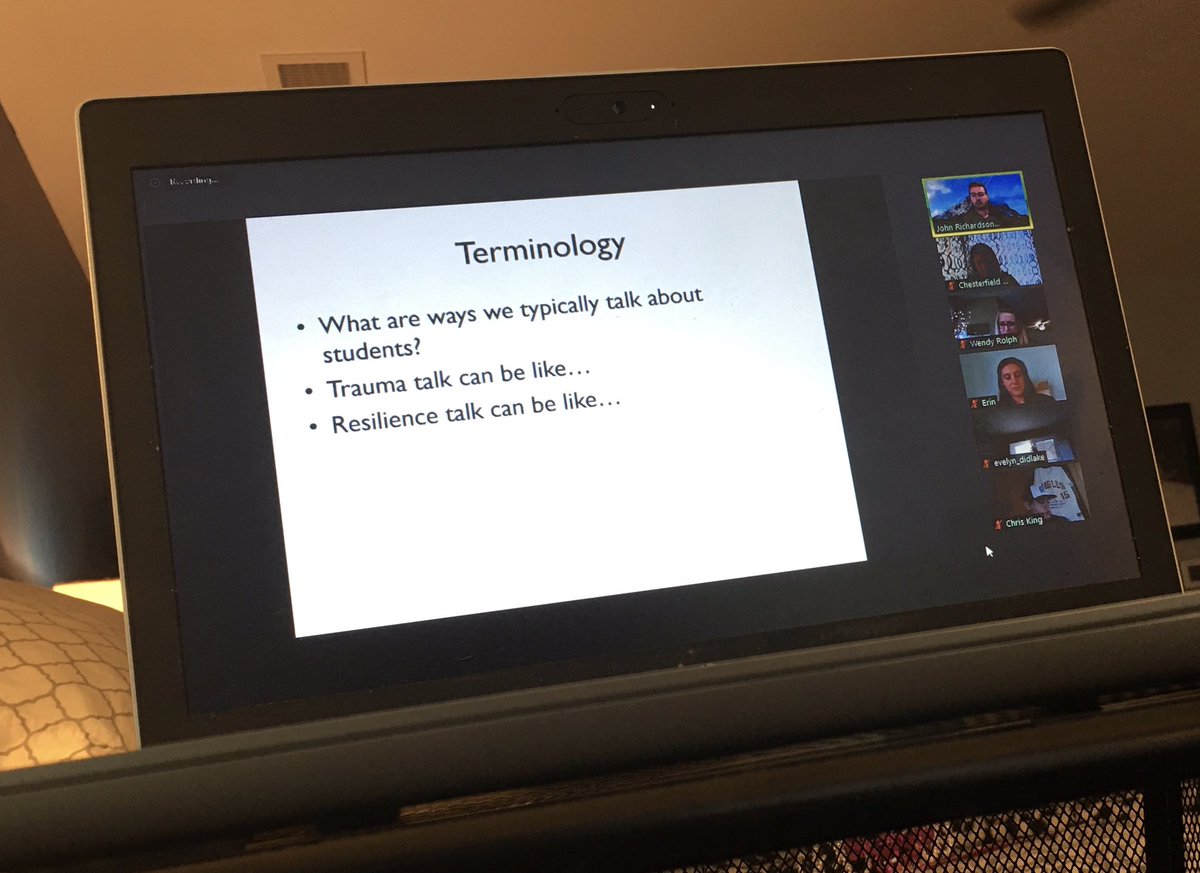 Mental Health Series #2 underway...helping teachers foster a resilient classroom #oneccps <a href="/DrD_CCPS/">Merv Daugherty</a> <a href="/JSRucker/">Dr. Jennifer S. Rucker (she/her)</a> <a href="/DrLaurenWynne/">Lauren Wynne</a> @counselormhss