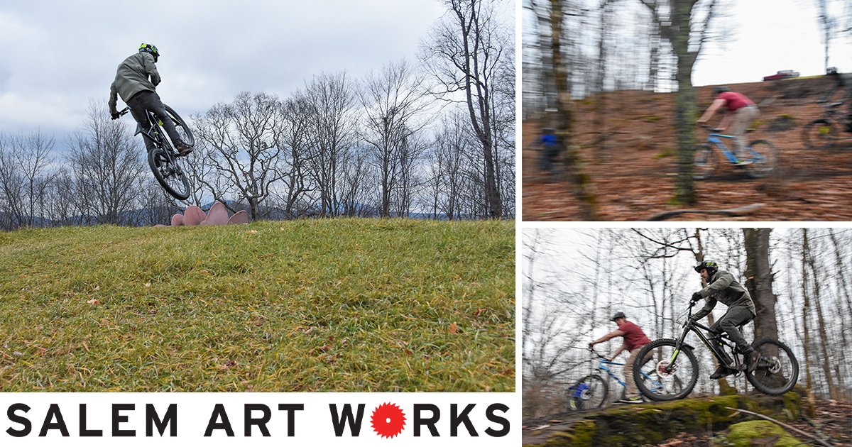 #DidYouKnow? SAW staff, in partnership w/ the local mountain biking community, are building #mountainbiking trails here @ SAW. #mtb #mountainbike #singletrack #getoutside #sawsome #SAWalumni #washingtoncountyfun