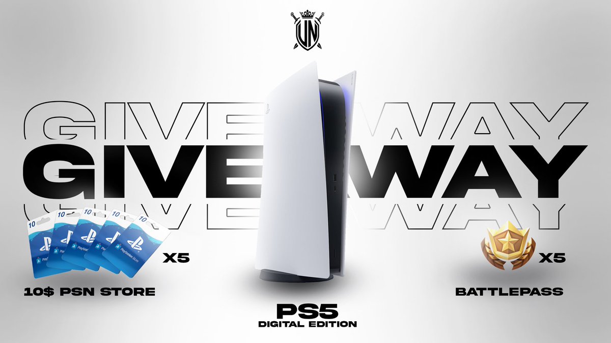 نعلن عن قيف اواي مكوّن من :
PlayStation 5 
x5 10$ gift cards 
x5 battlepass 
شروط الدخول في السحب 
١- رتويت للتغريده من حساب غير وهمي 
٢- متابعة حساب الفريق على تويتر <a href="/UnbrokenEsport/">Unbroken</a> 
٣- تعليق على التغريده 

سيتم السحب في يوم الخميس ١٧ ديسمبر ان شاء الله 🤍