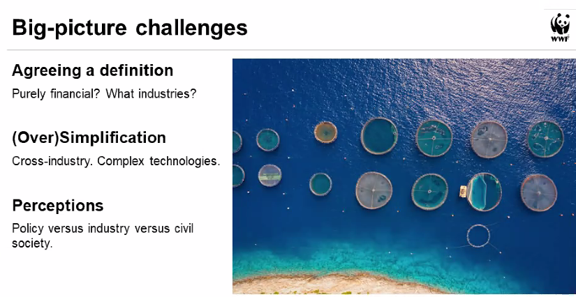 KathKopke's tweet photo. Delighted to get the chance to learn more about @larashka and her amazing @WWF work at the #CommOcean2020 closing session: ' I wasn't born a marine policy communicator but I have and still learn how to do ...' great insights shared with the marine #scicomm community https://t.co/P5CoAiJt1a