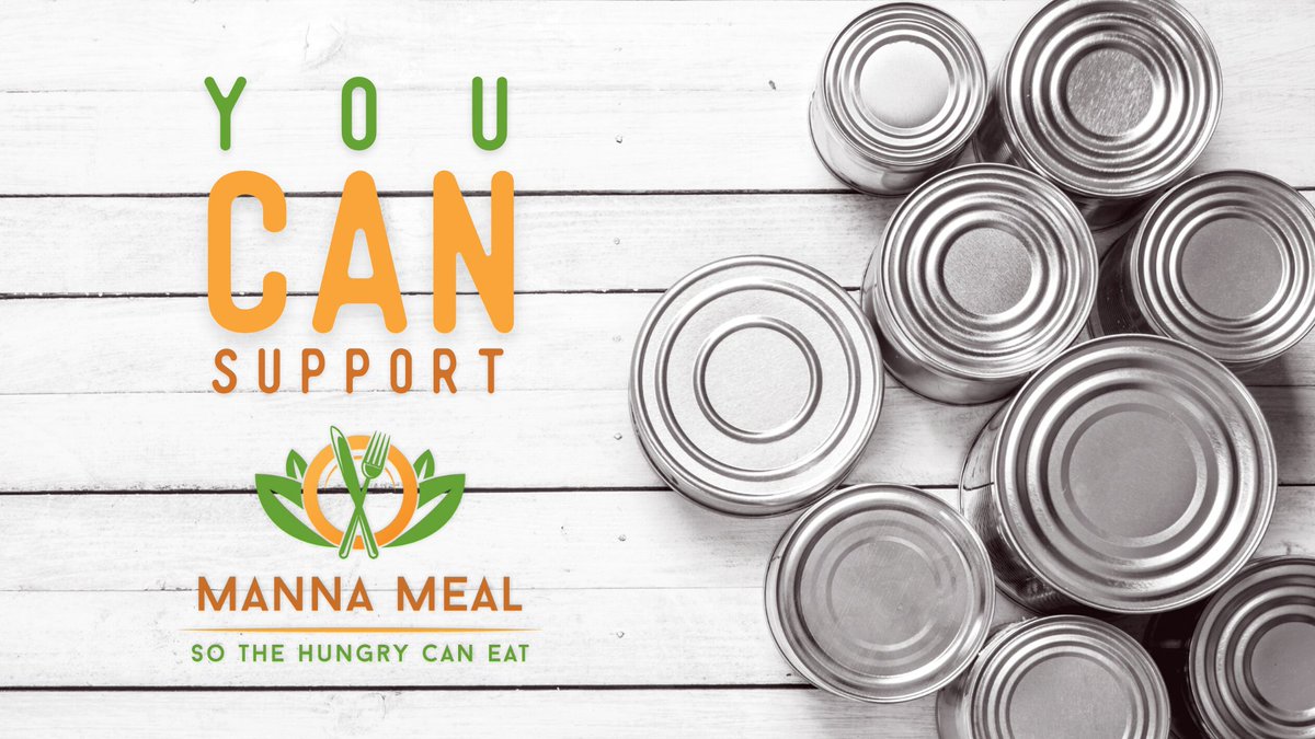 ElementFCU's tweet photo. You CAN Support Manna Meal!  
We’ll be collecting cans and non-perishable food goods at Café Appalachia in South Charleston from December 1st through December 18th. 
For every food item collected at Café Appalachia in our tote, we’ll make a matching donation of 25 cents. https://t.co/rGu4zFVJ8r