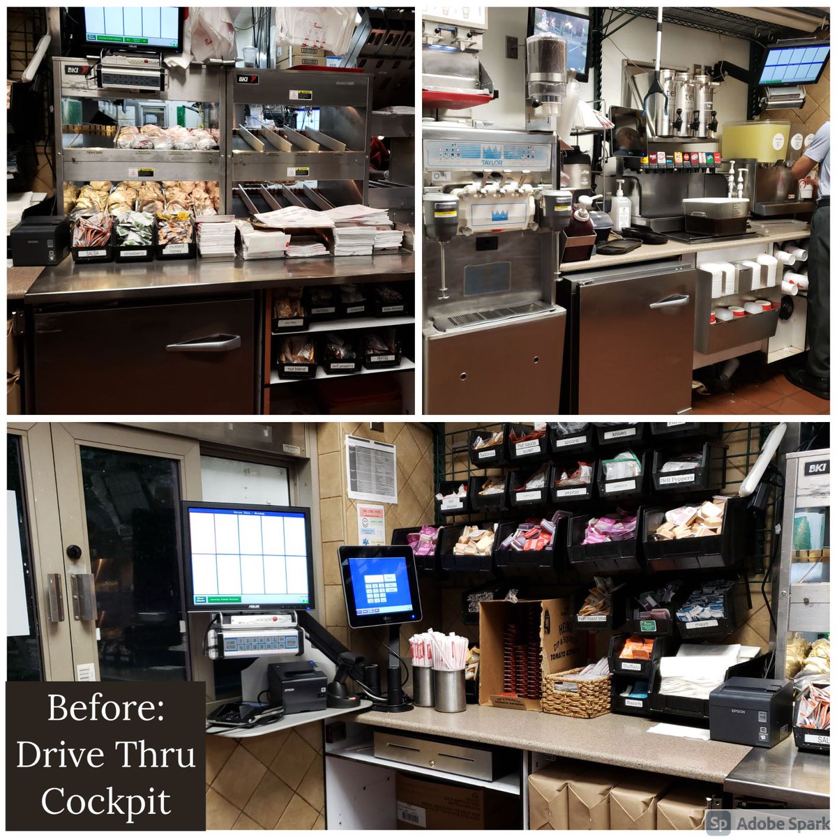 🌟BEFORE🌟
Another area of the store that will see some big changes is our Drive Thru Cock-pit! It will be changing shape and instead of the sliding window, you will see a door!😍We can't wait!🎉
#cfa5points #remodel #drivethru