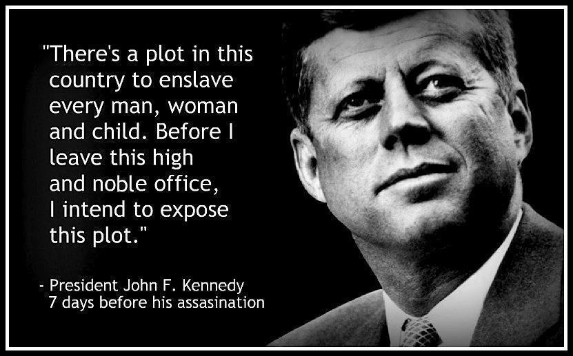 All this False Light exposing Darkness deception started with JFK who appeared to be exposing secret societies and the deep state before he cemented his place in history as the legendary 'good guy' following his supposed assassination by the 'evil' cabal..