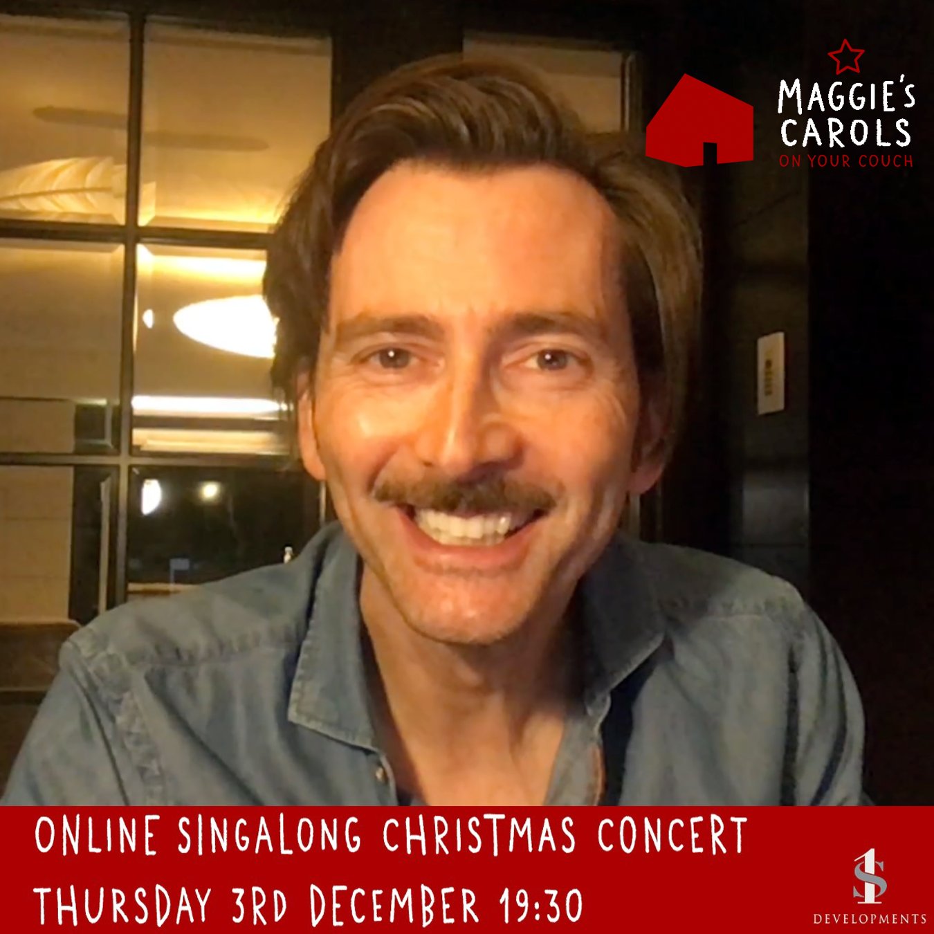 David Tennant  - Maggie's singalong Carol Concert