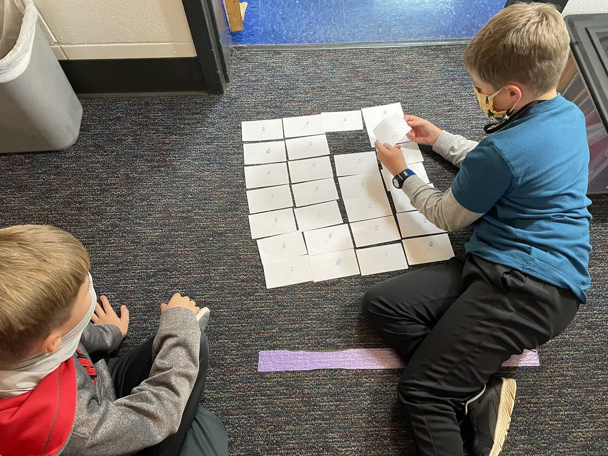They worked hard on creating their multiplication and division concentration games. Now we play! #math #multiplication #division #concentration #memory #creativity #showwhatyouknow