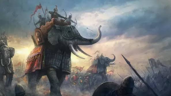 Harsha lost a major part of his elephant force and seeing the fierce efficiency of Pulakesi, Harsha accepted his defeat and retreated from the battlefield.The Aihole inscription describes how the mighty Harsha lost his harsha (Joy) when he suffered the ignominy of defeat.