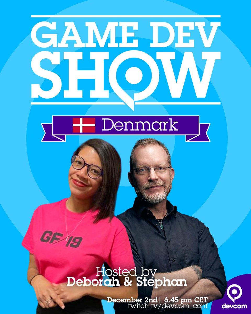 gamescomdev's tweet photo. Our next door neighbour Denmark calls to say hi! ๐ฉ๐ฐโ๐Please welcome our Danish guests together with us at this weekโs #GameDevShow! โก๏ธ Tune in tonight at ๐6.45 pm on ๐บ https://t.co/HAx4pMsQIw โ๏ธโ #gaming #games #denmark #denmarkgaming #devcom #gamedevelopment #gamedesign https://t.co/5BEegCrGSO