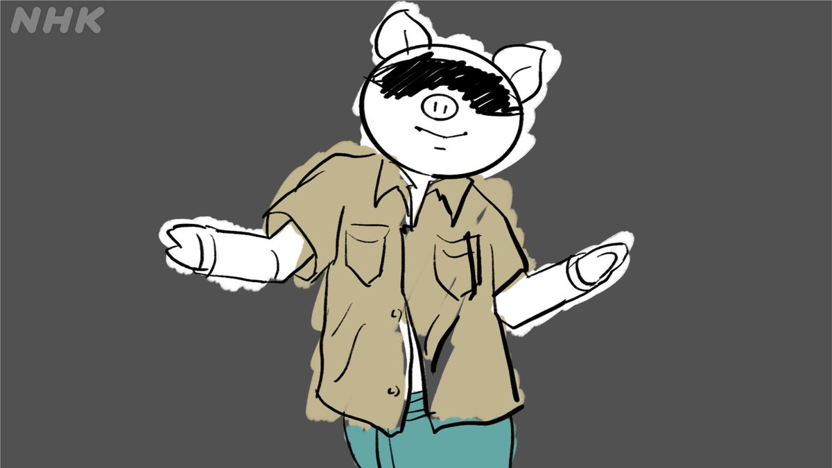 みんな大好き ねほりんぱほりん が みんな大好き 呪術廻戦 Edをブタとモグラで再現 違和感仕事しろ 呪術の放映権狙ってる Togetter