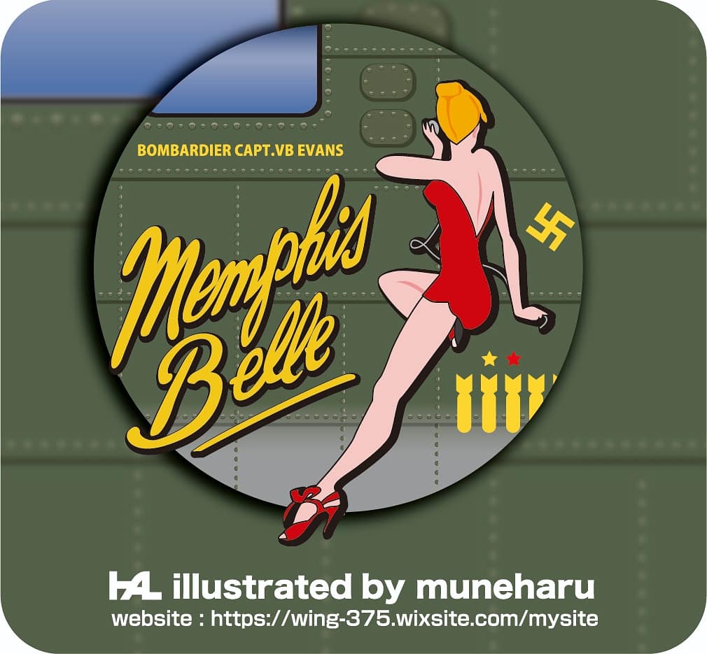 NOSE ART〜menphis Belle』ノーズアート〜メンフィスベル 『ノーズ