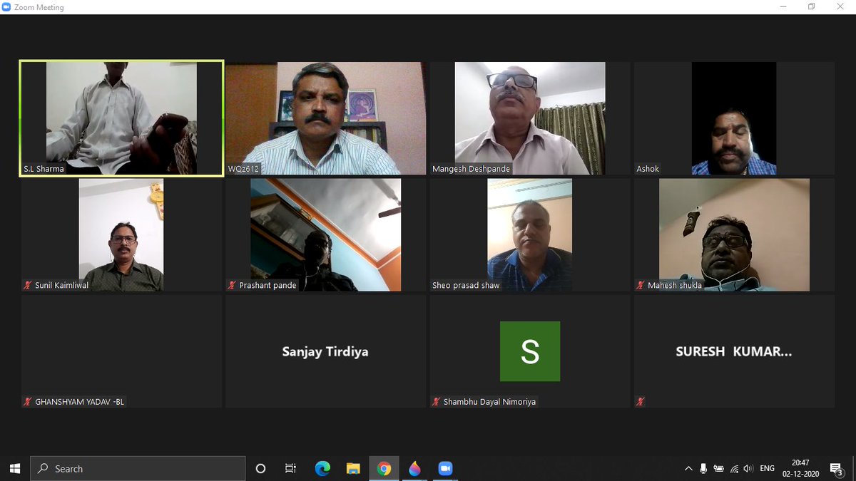 sanjaytirdiya's tweet photo. The Special Central Executive Committee Meeting of the #PRKP ( @BmsPrkp ) is in progress post the elections to the #JCCS Board Of Directors which had all the base #tribal instincts deployed and illegal use of #Special_CL given to #unions by the administration under @Gmwrly !
#SBE https://t.co/0BDo6lAAHo