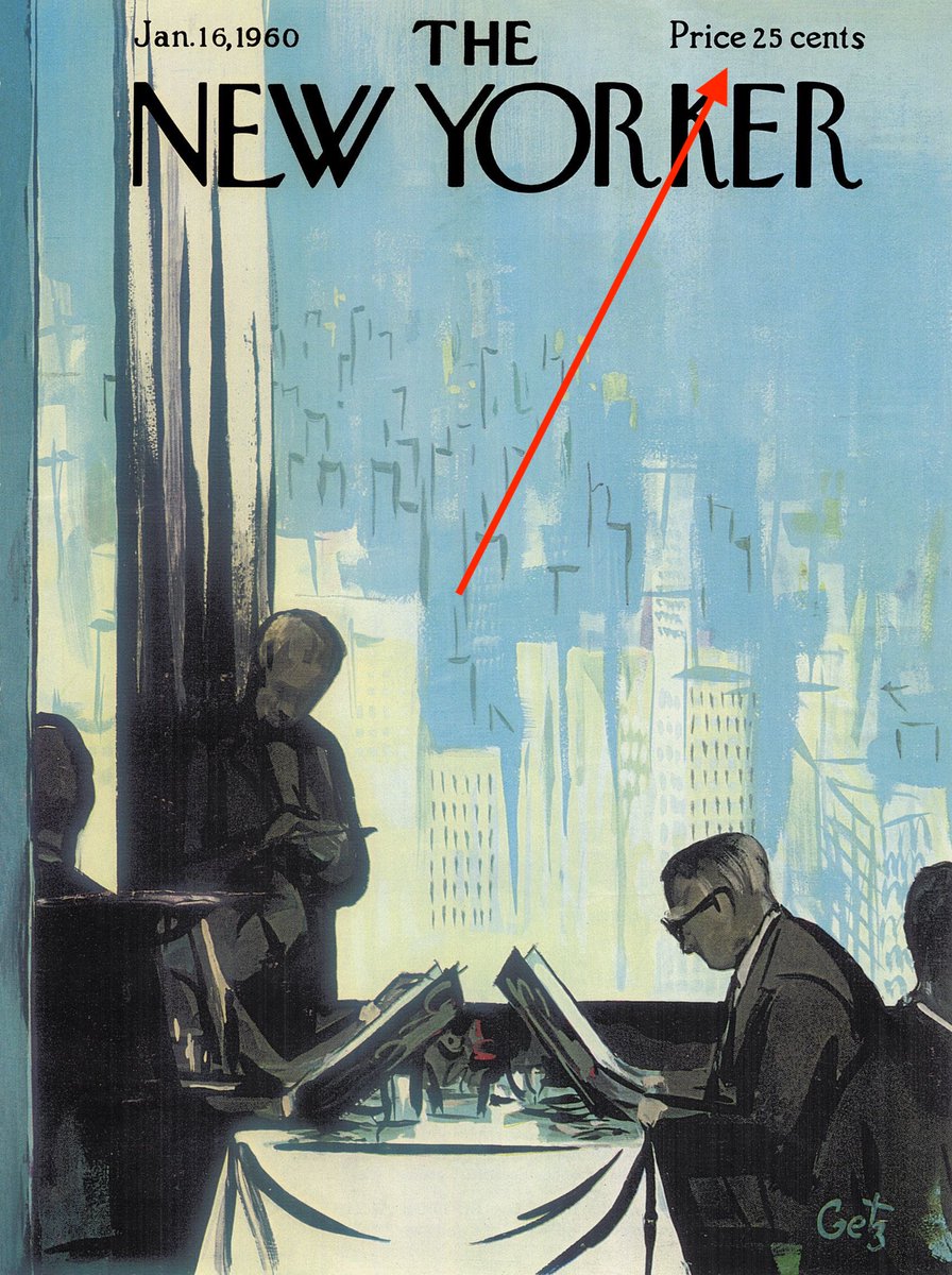 _benkaufman's tweet image. Saw the last New Yorker issue’s cover and got curious.

Conclusion: official inflation statistics are BS