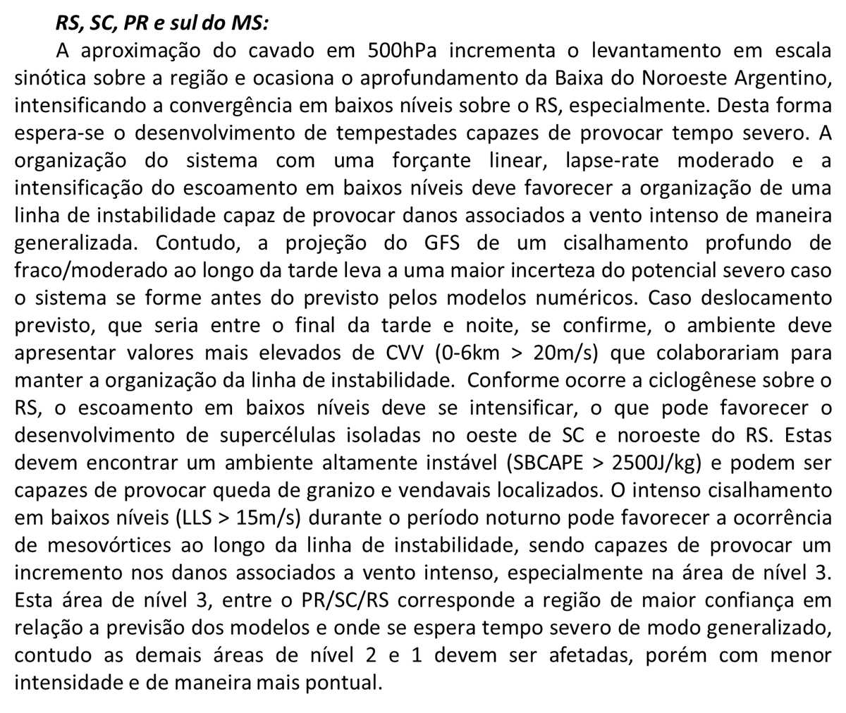 prevots_svr's tweet photo. Previsão convectiva de hoje (02/12/2020), válida até às 12Z de 03/12/2020. https://t.co/n9ax6V6jll