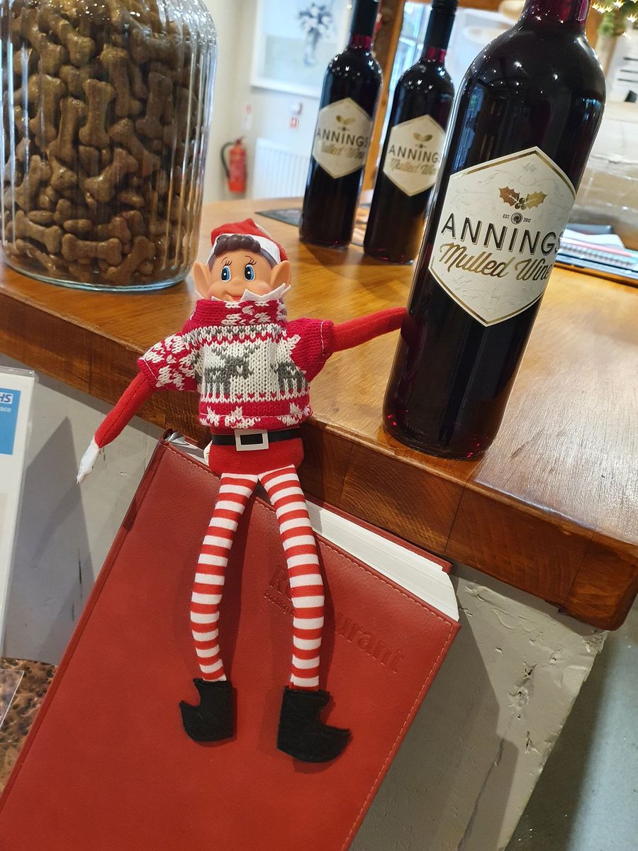 December 2nd and the New Inn has reopened, the diary is filling up fast! Our Elf is here casting a watchful eye over all the bookings coming in and giving you riddles to solve. Head over to our Facebook page to take part facebook.com/thenewinnhalse #communitypub