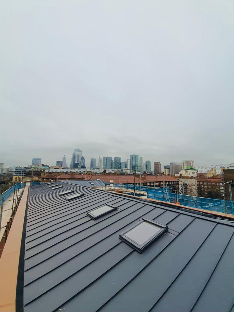 BuildEverard's tweet photo. Our #MansardExtension with PLX Metal Roof is now complete

#CityofLondonDevelopments #CityofLondon #Roofs #london2020 https://t.co/l5XjeCltCo