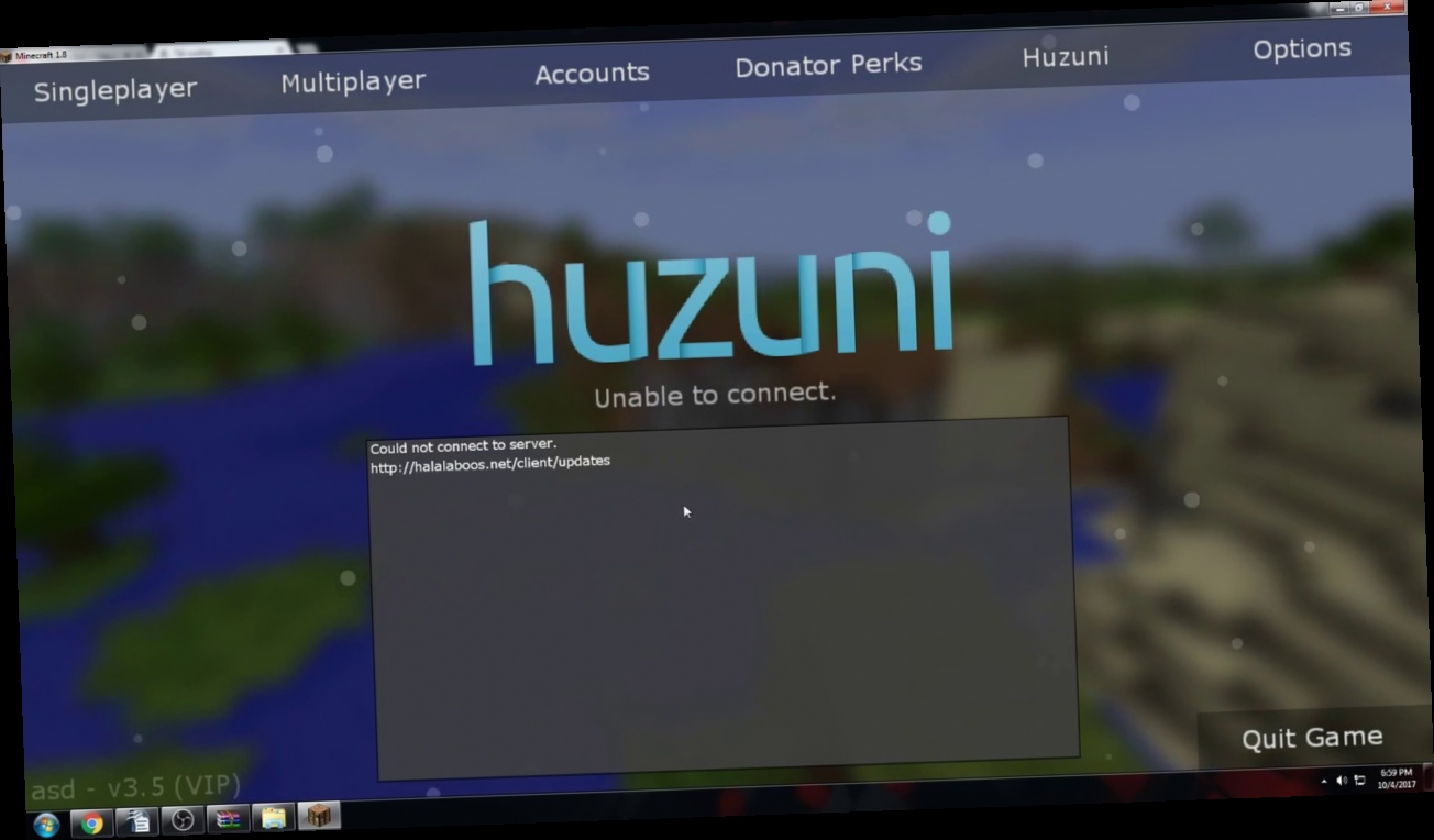 Hack Minecraft 1.8 Huzuni 3.5 Vip / X