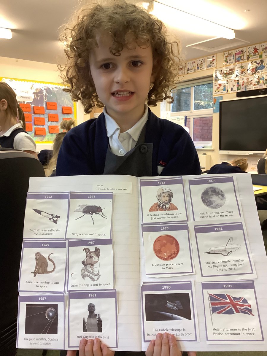 Laceyfields_Y1's tweet photo. The children learned about the history of space travel this afternoon! 🚀 @LaceyfieldsA #spaceisace https://t.co/WJ3L5iD9gG