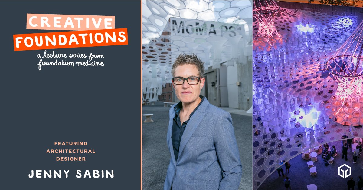FoundationATCG's tweet photo. Last month, our Creative team launched a new virtual lecture series that brings inspirational voices of innovative creatives to our community. @jennysabin, designer and Foundation Medicine partner, spoke at the inaugural lecture about her work and the creative process. https://t.co/WjXVEApHaP