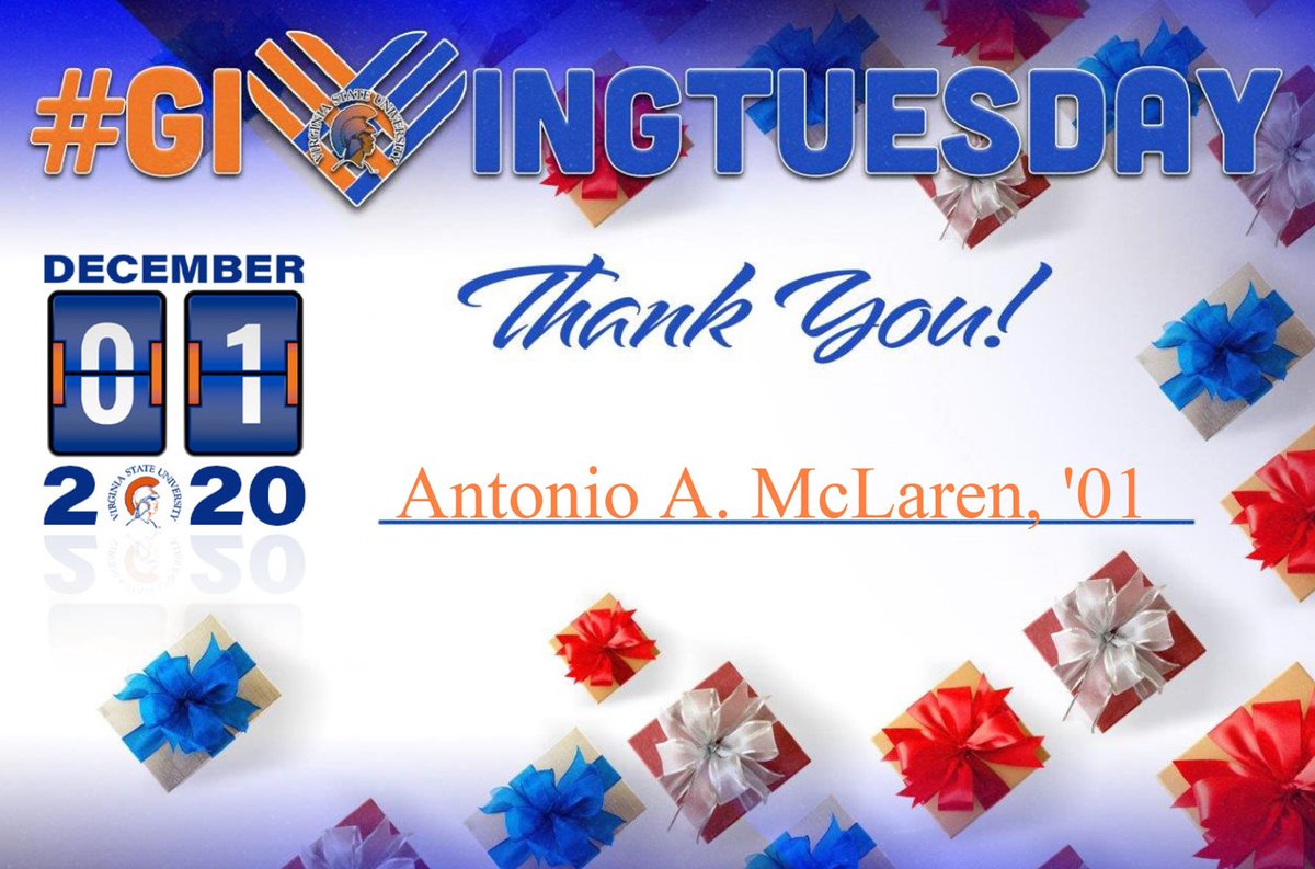 VSUTrojanAlumni's tweet photo. We cannot thank the #TrojanFamily enough for their support during #GivingTuesday. #VSUGives 🧡💙 https://t.co/JXHibDAl9X