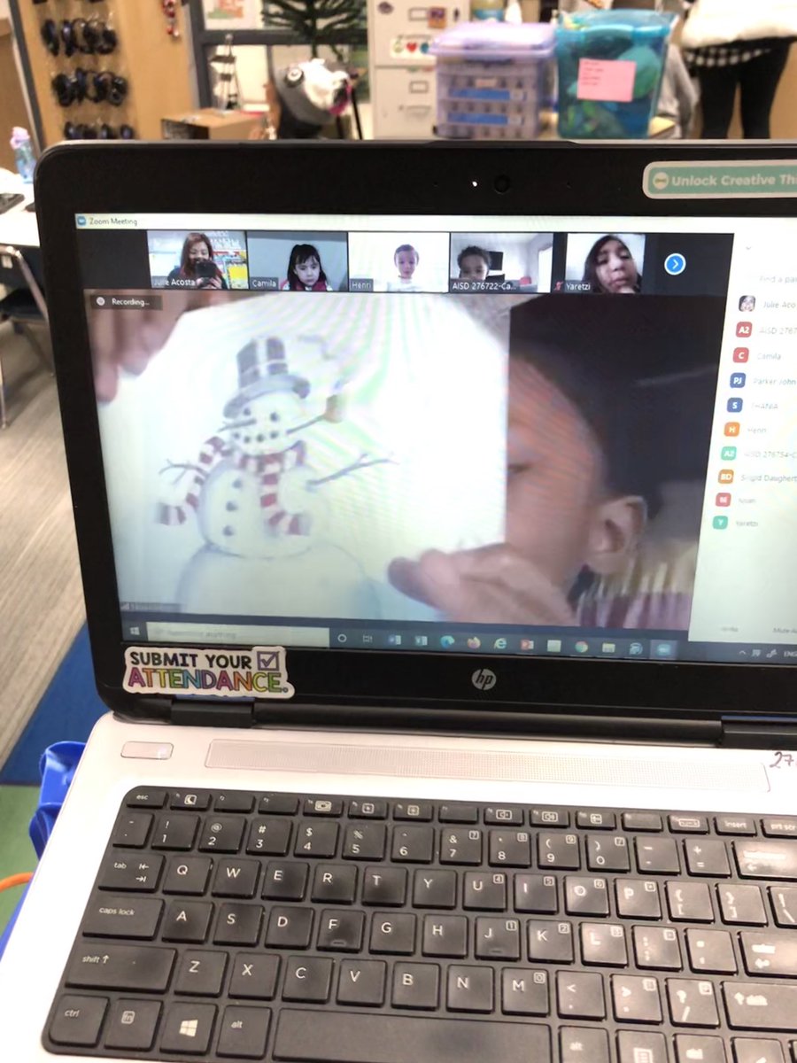 jacosta_82's tweet photo. Yesterday we were pleasantly surprised by an impromptu reading from one of our virtual friends! It made my day! And another virtual friend wanted to share about her new book. I love that they love books as much as I do! 💜📚 #kinderlife #amreading #weLOVEbooks @JonesAcademy1 https://t.co/LmvU5Z6nV5