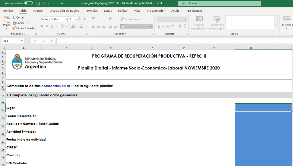 ignacioonline's tweet image. ⚠ #ATP #REPROII El Ministerio va a cambiar el modelo de intervención del Contador (no es necesario certificar) por el que elaboró el #CPCECABA y la información de la planilla excel es al 31/10 bit.ly/2VupZTA