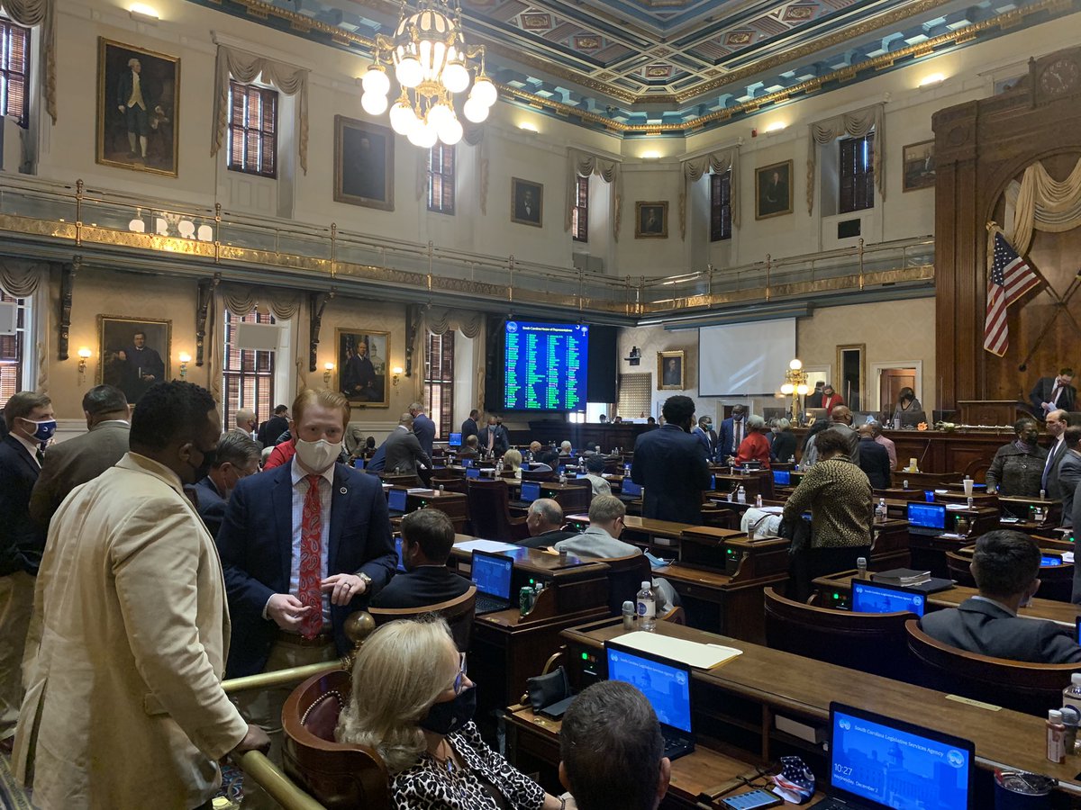 JoeBReporter's tweet photo. Second day of the organizational session in the SC House. #sctweets https://t.co/Hv315ZLeKw