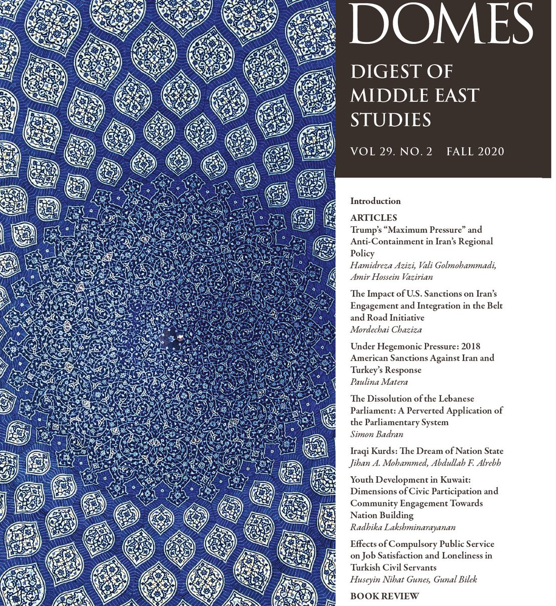 Digest of Middle East Studies tweet media