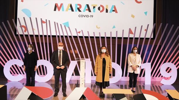 📞💶 #EITBMaratoia encara su tramo final y a partir de hoy está activo el teléfono 902542525 para hacer las donaciones destinadas la investigación de la enfermedad #COVID19➕ ow.ly/kFYq30rmLpm