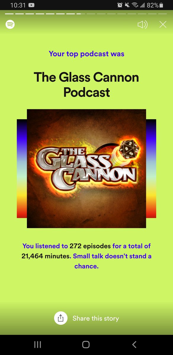 themaddox1116's tweet photo. I am not on Twitter much, but wanted to thank @glasscannonpod for helping me weather this year. I started with Androids and am now all caught up on GCP. I wish you all the best. #theGCP https://t.co/NxAaV9f6XM