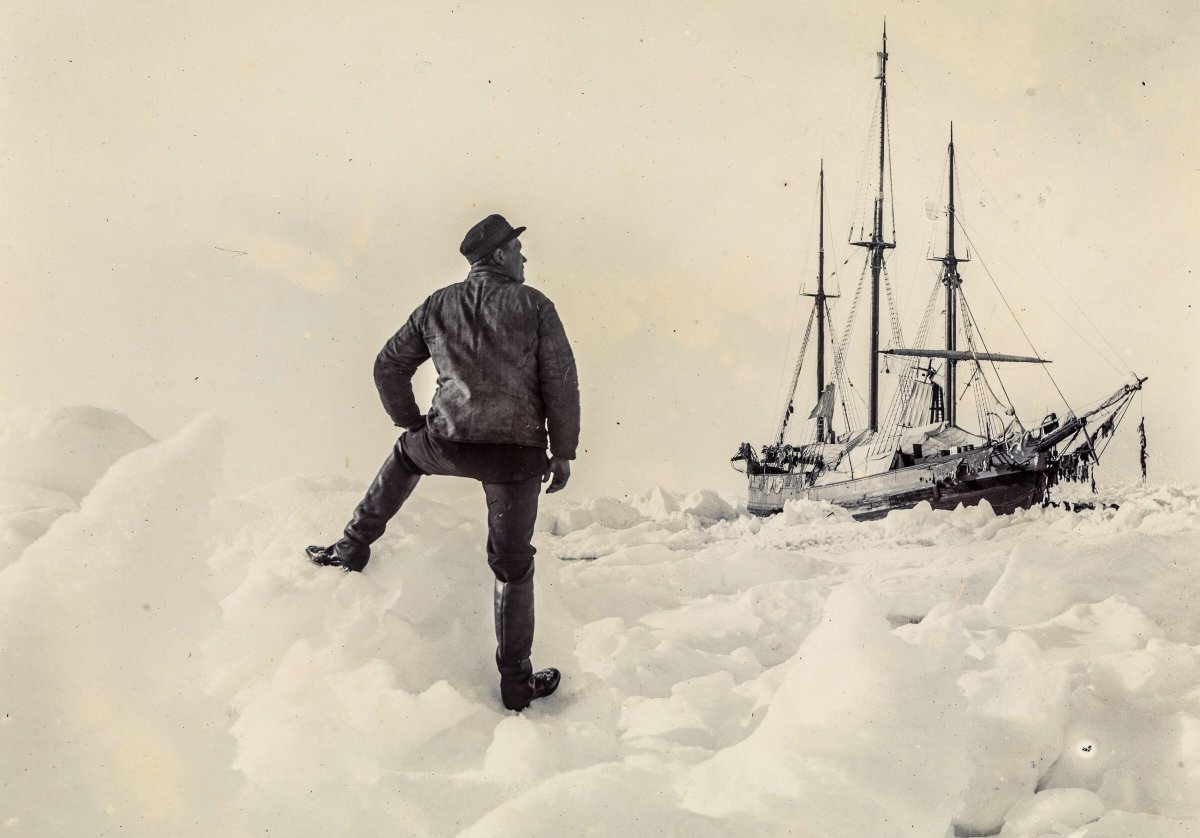 Nansen’s ship Fram (meaning ‘Forward’ in Norwegian), which he helped to design, was subsequently used by Roald  #Amundsen for the first expedition to reach the South Pole in 1911  #Fram  #Antarctica /8