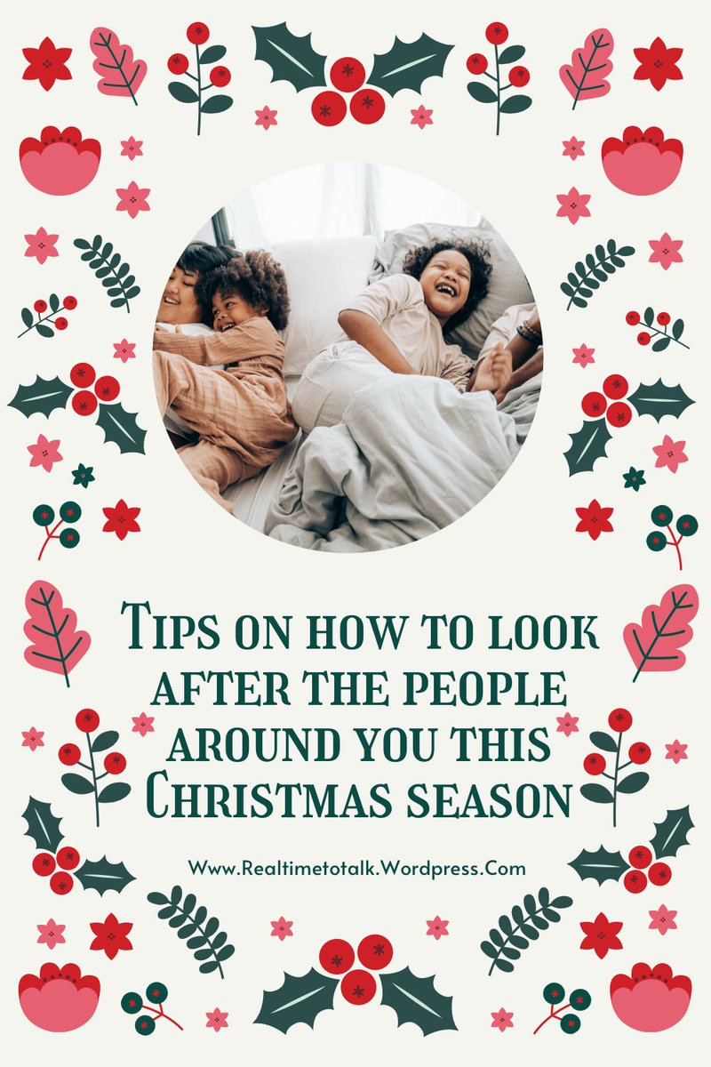 New blog post 🎄 

Tips on how you can help the people around you this Christmas season 🎄🎅🏻 

realtimetotalk.wordpress.com/2020/12/02/loo…

#blogger #bloggerstribe <a href="/theclique_uk/">#theclqrt for retweets</a> <a href="/BloggingBabesRT/">Blogging Babes RT</a> #bloggers