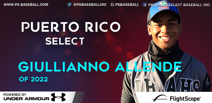 PSBaseballinc's tweet photo. 2022 OF Giullianno Allende - Solid stroke from the left side... Sprayed balls to all fields with pop. Has a chance to be a solid bat moving forward. @7toolsacademy @IBAHS @SBOBaseball
#PRSelect https://t.co/q9TAKuUHVX