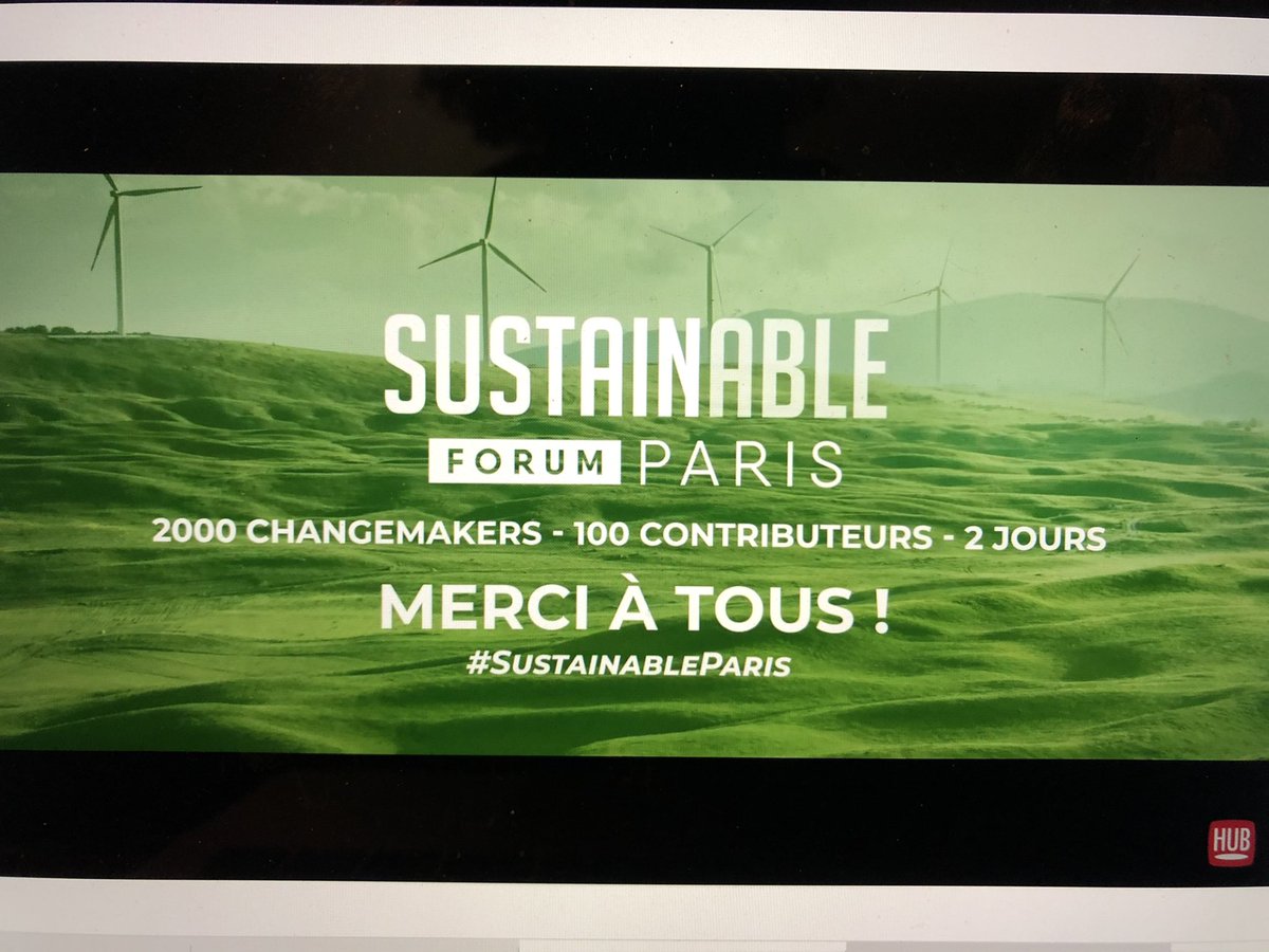 Merci au <a href="/HUBInstitute/">HUB Institute</a> pour ces 2 journées riches en insights et contenus sur les enjeux #sustainable #durabilite #circulareconomy 👏👏👏