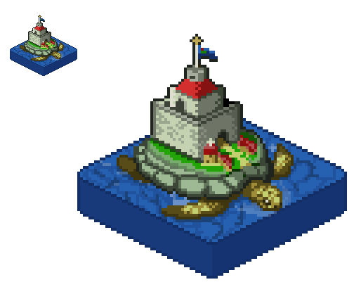 スキイチpixivの企画 ピクセルアートワールド 参加用のドット絵 きれいな陶濬のイラスト