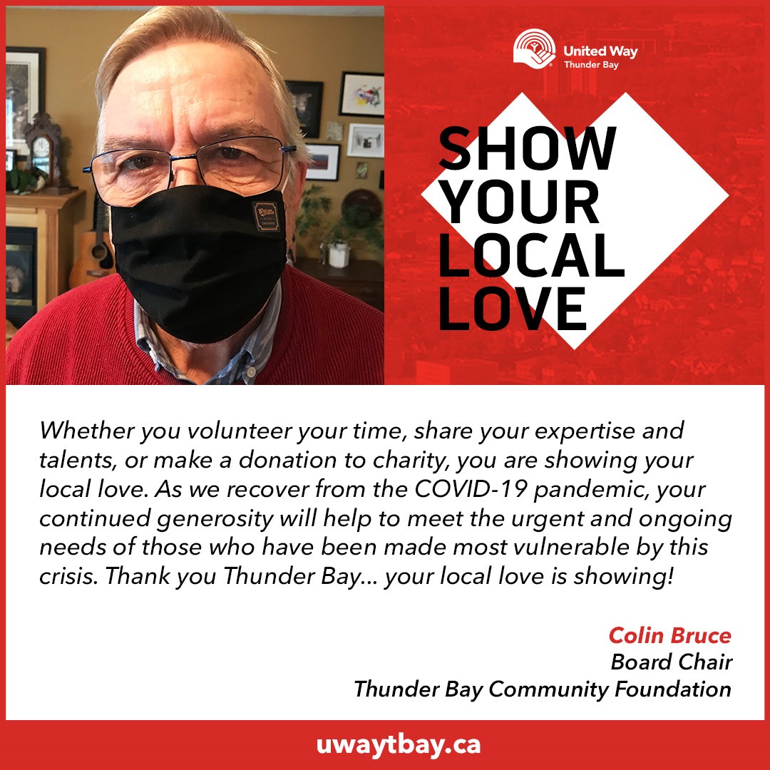The pandemic has strained situations that were already challenging for the most vulnerable people in our community. Show Your Local Love today and let’s help people who need us most. If you can, please donate uwaytbay.ca #LocalLove <a href="/uwaytbay/">UnitedWay ThunderBay</a> #RECOVER2020
