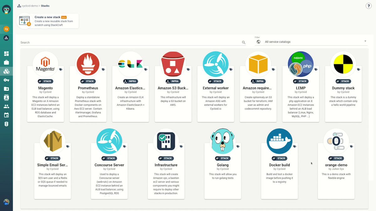 cycloid_io's tweet image. A quick video intro to StackCraft, Cycloid's stack designer. Low effort infra-as-code makes everyone's life easier: hubs.ly/H0qX_hm0 #devops #stackcraft #infrastructureascode #iac #terraform #