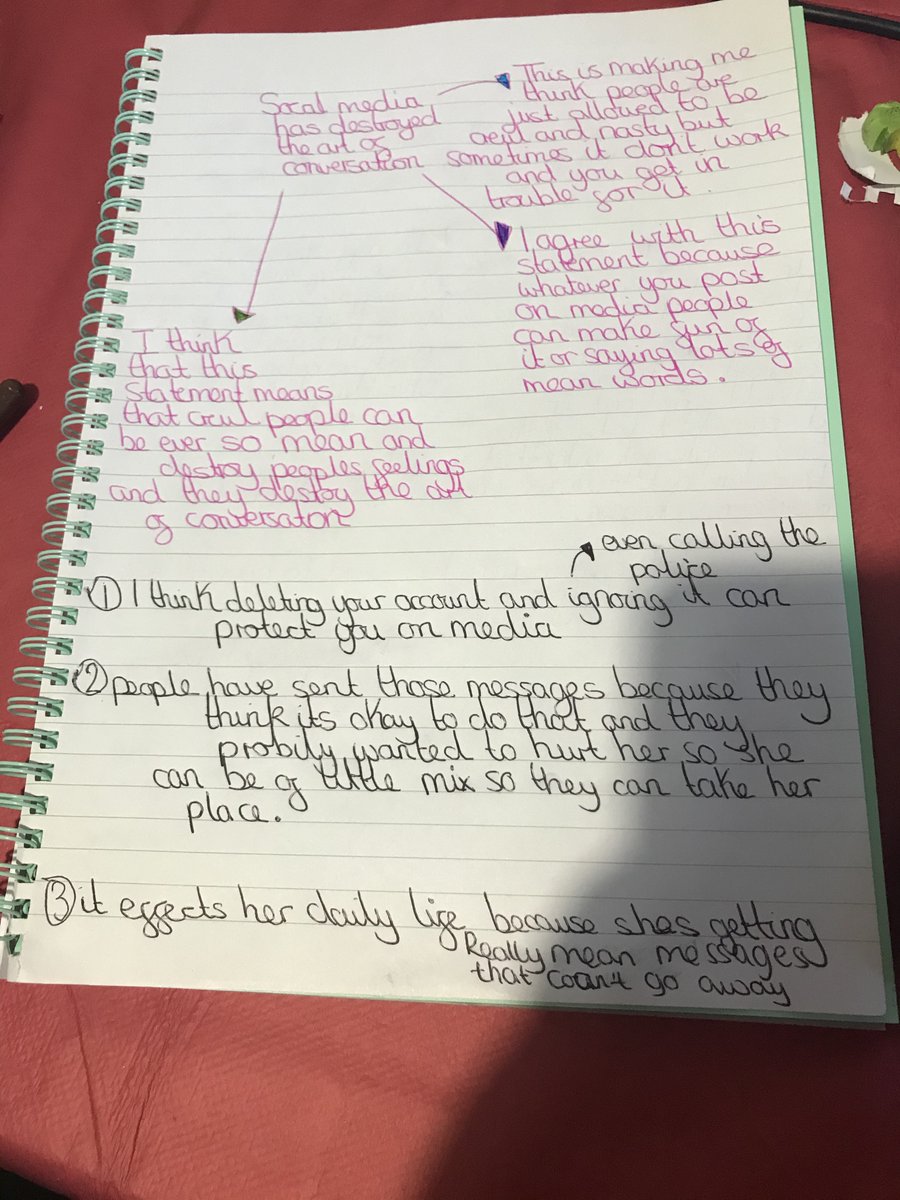 OrchardMead's tweet photo. We wanted to share some fantastic work completed by Year 7 students in their PSHE lesson on the topic of E-Safety. We are really impressed with how reflective our students have been on this topic #WeAreOMA #TMETCharacter https://t.co/hJZmGh0Bep