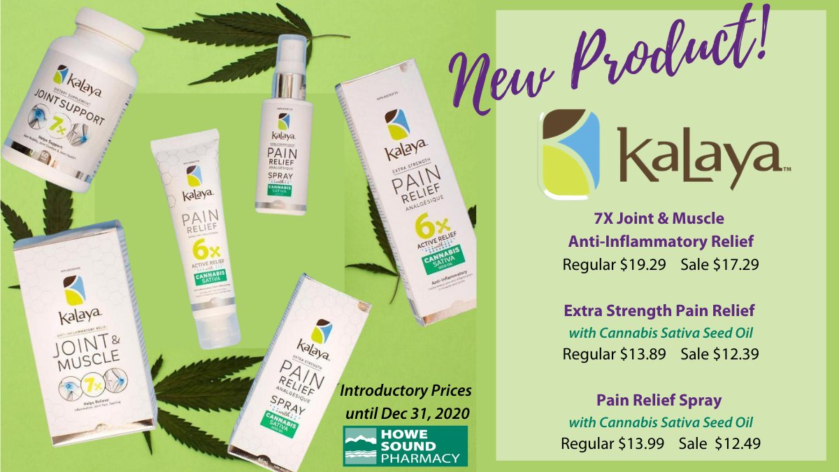 HoweSoundRx's tweet image. From topical #painrelief to anti-aging therapies, each #Kalaya product is medically designed for treatment &amp;amp; relief. 
howesoundpharmacy.ca/product-catego…
#caringbeyondmedications #bettercare #shoplocalgibsons #supportlocalgibsons #health #beauty #skincare #naturalhealth #proudlycanadian