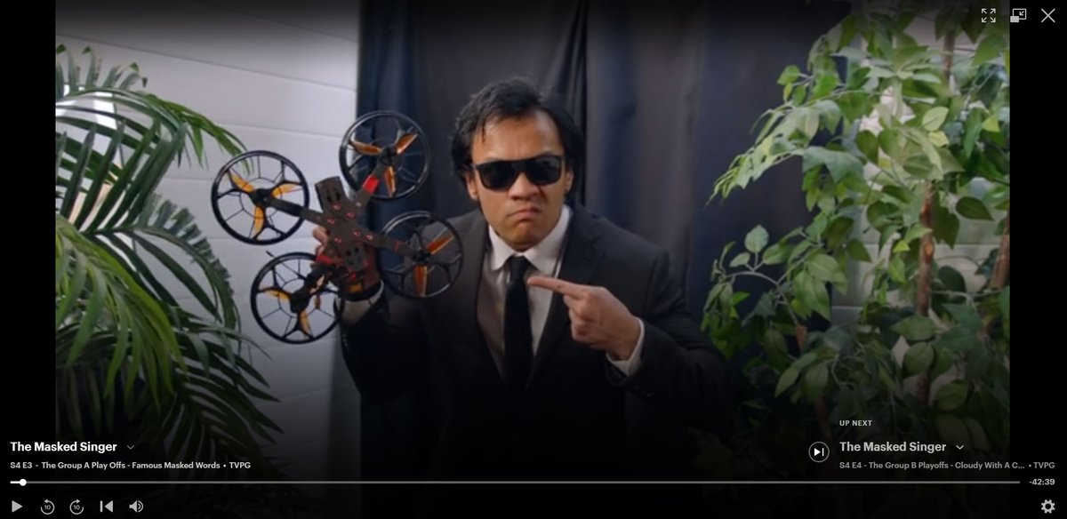 FPV coming to you from The Mask Singer! What what?! #FnDTX #FPV #FlipMastersFPV