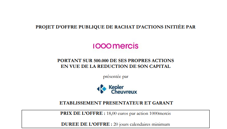 FrenchLynch's tweet photo. 1000Mercis: OPRA à 18€ par action
$ALMI #Numberly https://t.co/MuIfaZ0mU8