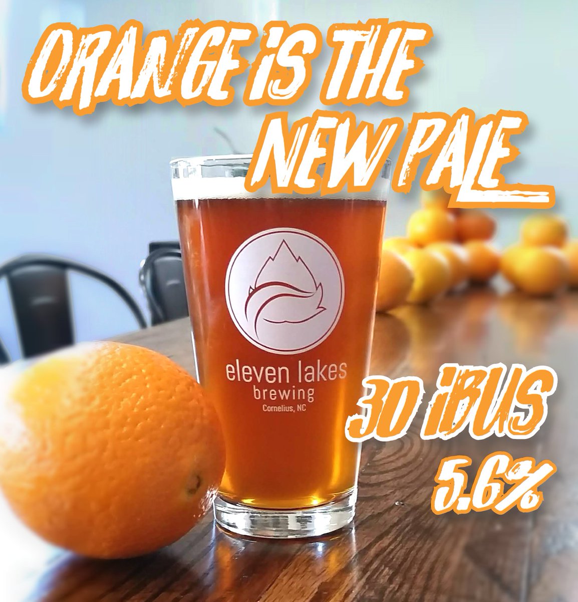 Not ready for this cold weather yet?  Our twist on an American pale ale is brewed with a generous amount of zest, Amarillo, and Citra hops. This ale’s bright citrus flavor is perfect for enjoying summertime any time of the year!
.
#orangepaleale #paleale #americanpaleale