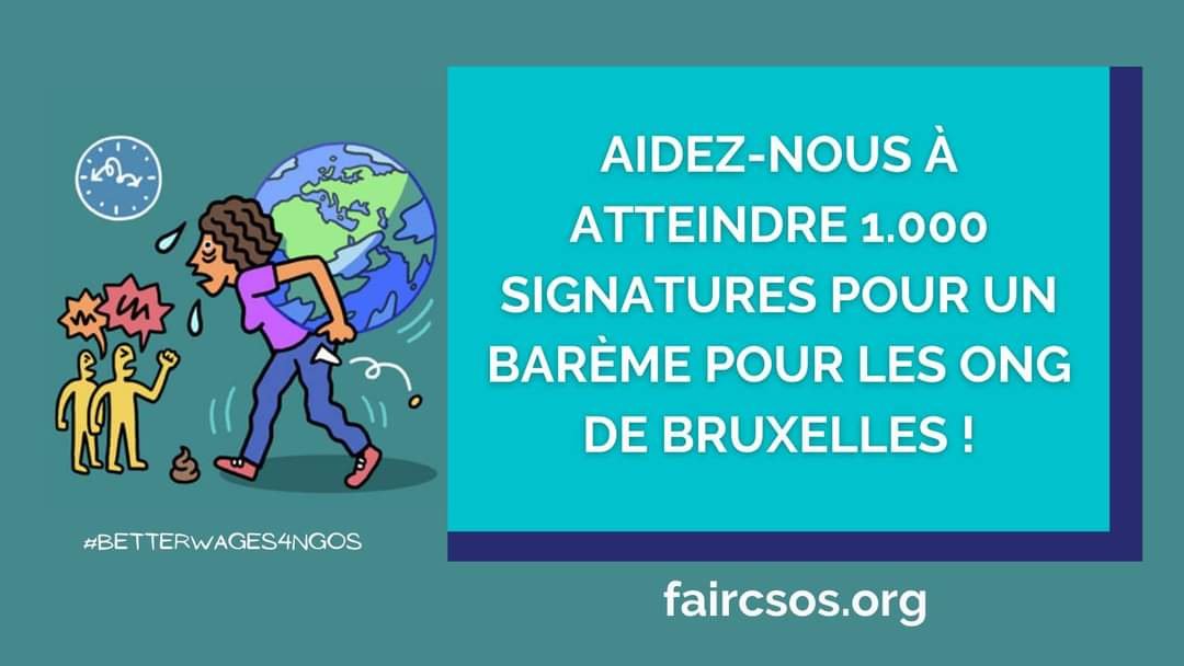 EliGambardella's tweet photo. The work in the #CSO sector is important, but not always properly paid, matching our skills, qualifications & experience. Sign & share this call! https://t.co/pg5mJTmOG9 #FairCSOs #BetterWages4NGOs #EndtheSecrecy #EqualPay https://t.co/wxEaQfHu5K