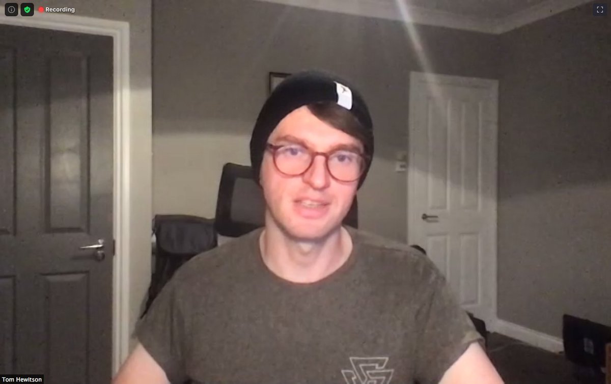 Brad asks how it works and the cost."It's 99 cents a month, and that covers everything. There is no upsell.""We're trying to get users to trust to buy things using their voice. We want to make it simple and easy to understand the value proposition."--  @tomhewitson