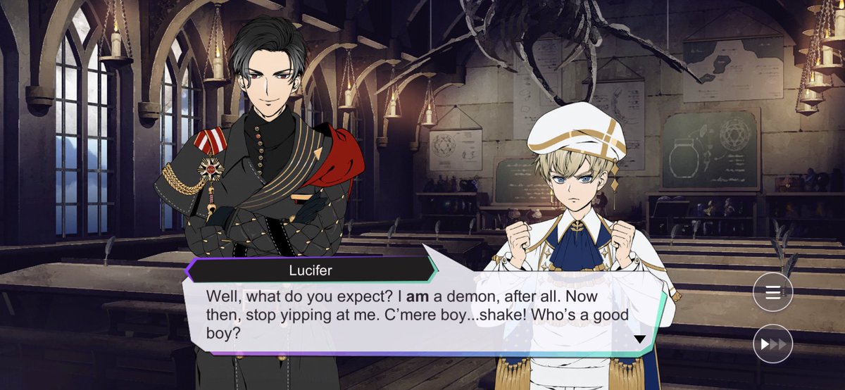 Lucifer always gently bullies Luke (including being the person who started the chihuahua thing)