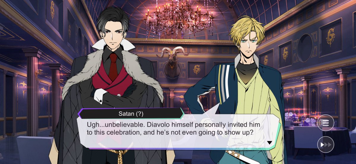 him and Satan pranking the others, complete with Lucifer calling himself out for fawning over Diavolo too much