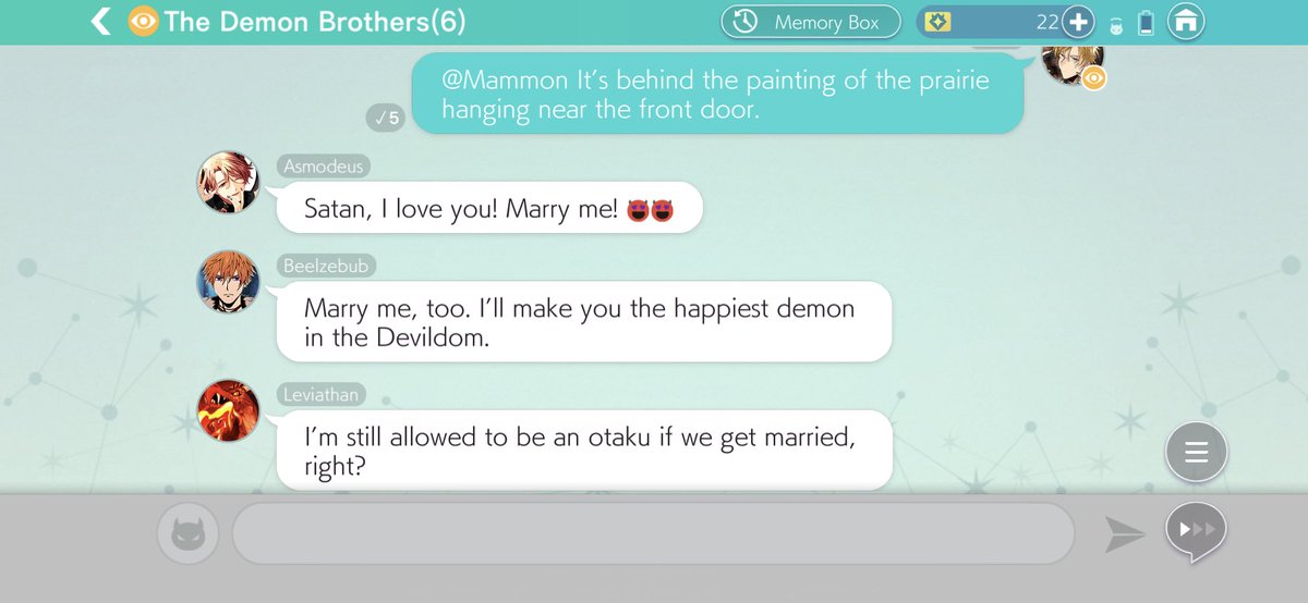 everyone jokingly proposes to Satan bc he's such husband material, and Lucifer refuses to be left out