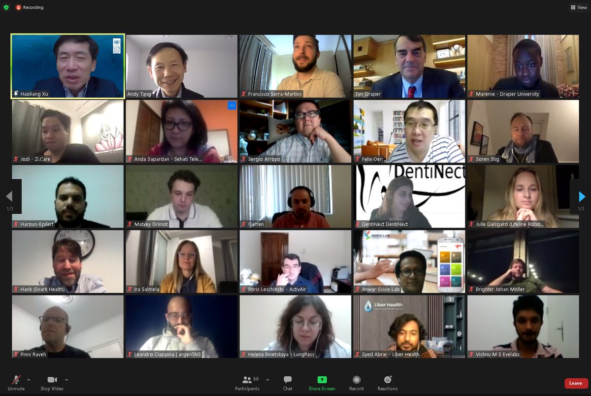 Many thanks to the support from UN Assistant Secretary-General <a href="/HaoliangXu/">Haoliang Xu</a>, <a href="/TimDraper/">Tim Draper</a>, and the team at <a href="/draper_u/">Draper University</a> . Dove is also excited to join other passionate entrepreneurs from around the world as we redefine equitable access to healthcare. 
🇿🇦  #innovation #startups